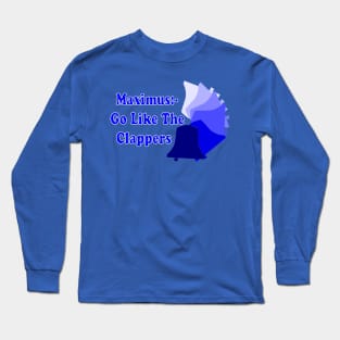 Funny Bellringing Slogan in blue Long Sleeve T-Shirt